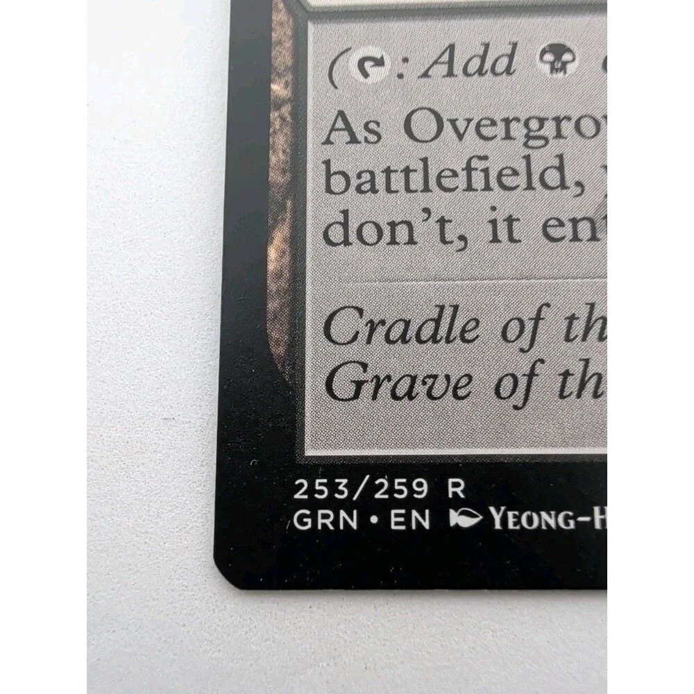 Overgrown Tomb Guilds of Ravnica (GRN) 2018, 253/259 Magic: The Gathering Rare
